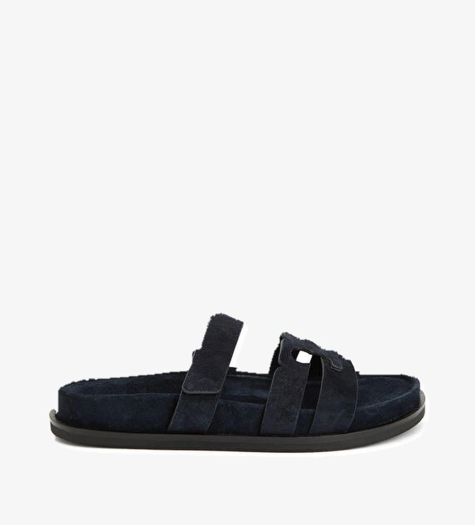 Tory Burch Ines Sport Lacivert Kadın Süet Terlik model görseli