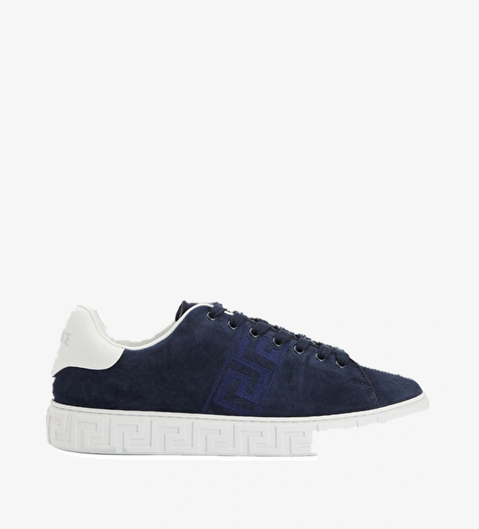 Versace Lacivert Erkek Süet Sneaker model görseli