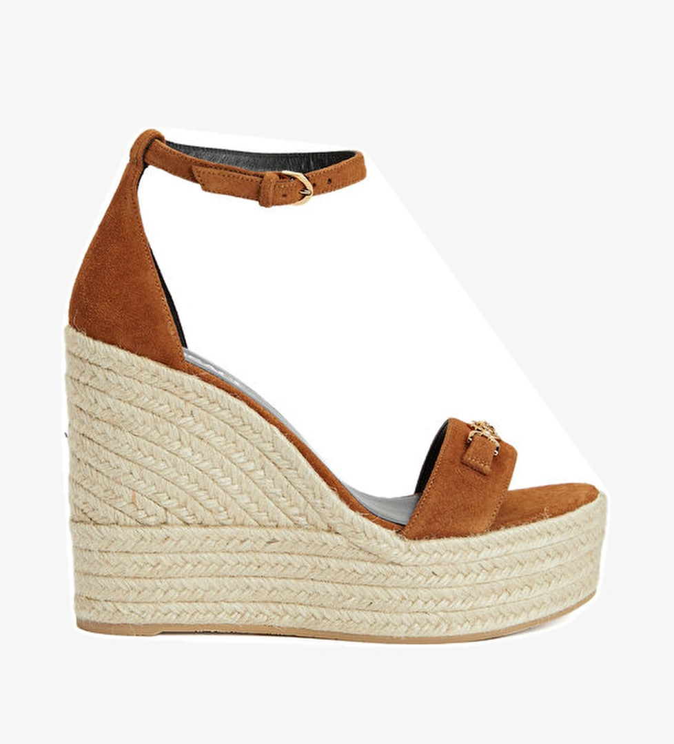 Versace Taba Kadın Süet Espadril model görseli