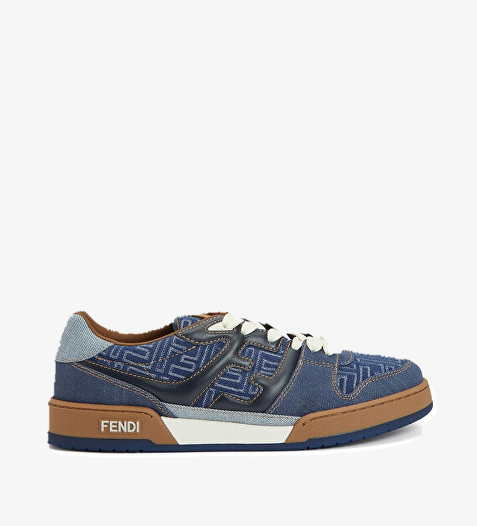 Fendi Mavi Erkek Denim Sneaker model görseli