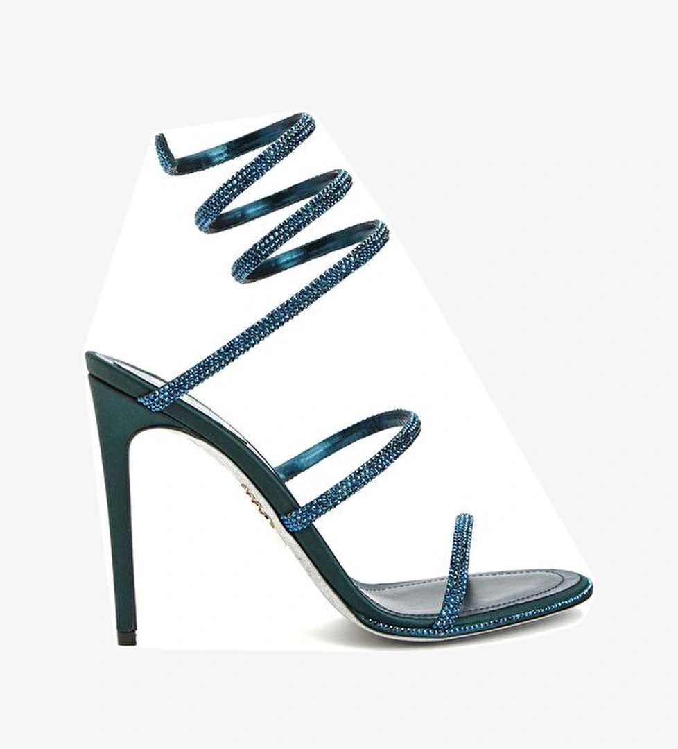 Yeşil Kadın Sandalet - Görsel 1