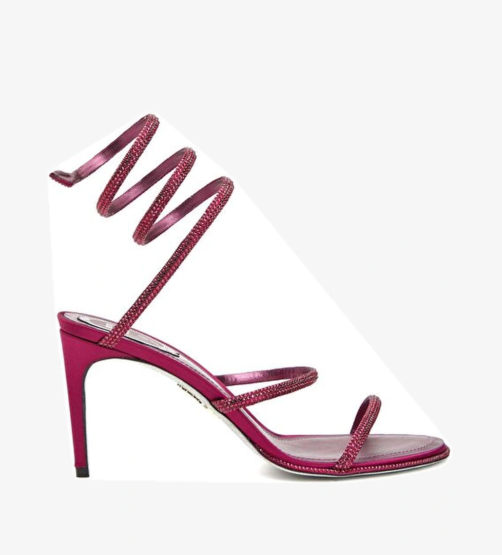 Rene Caovilla Bordo Kadın Sandalet model görseli