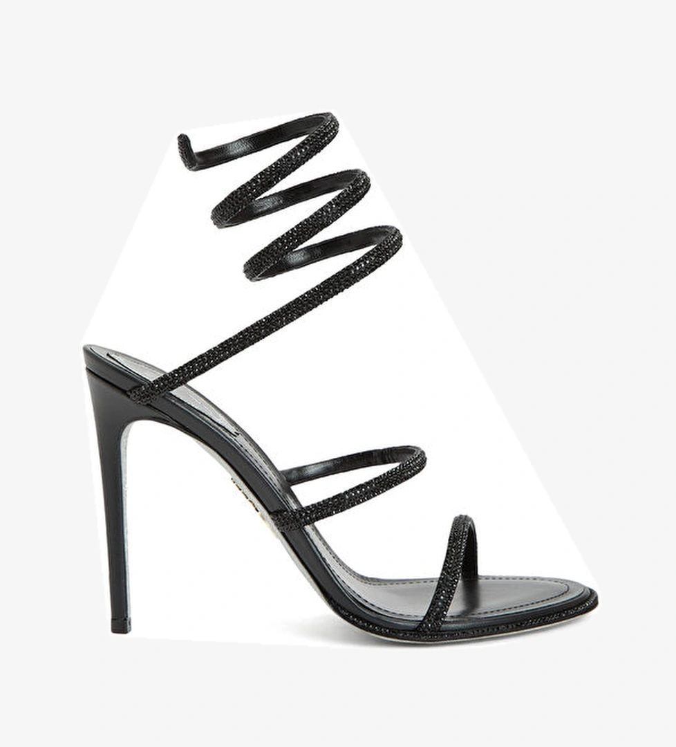 Rene Caovilla Siyah Kadın Sandalet model görseli