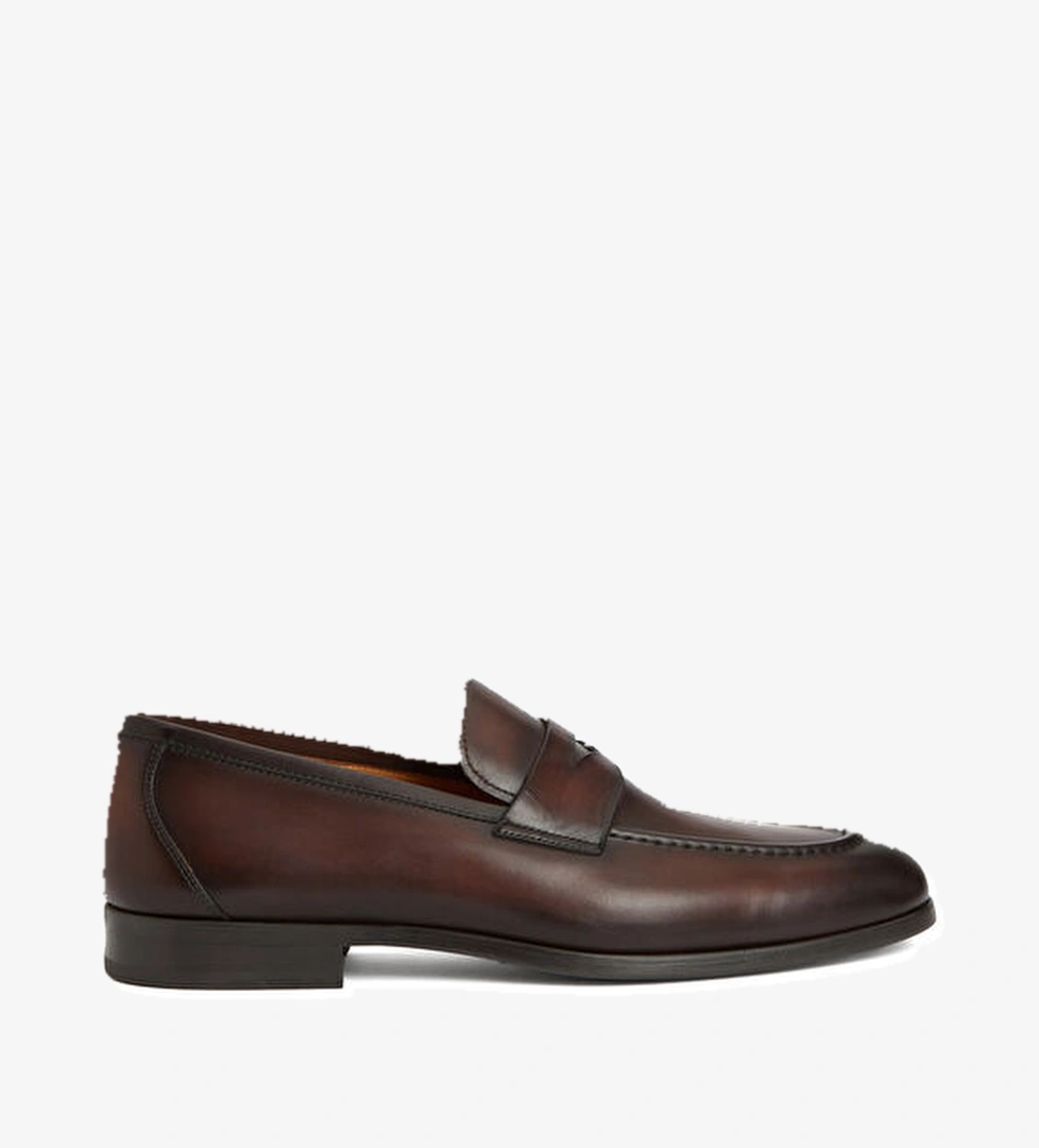 Magnanni Kahverengi Erkek Deri Loafer model görseli