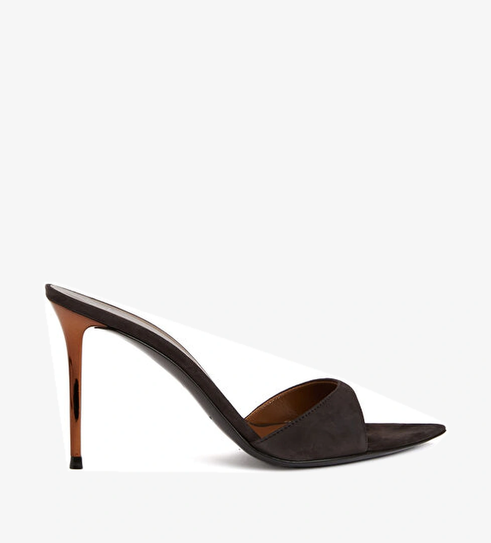 Giuseppe Zanotti Kahverengi Kadın Deri Terlik model görseli