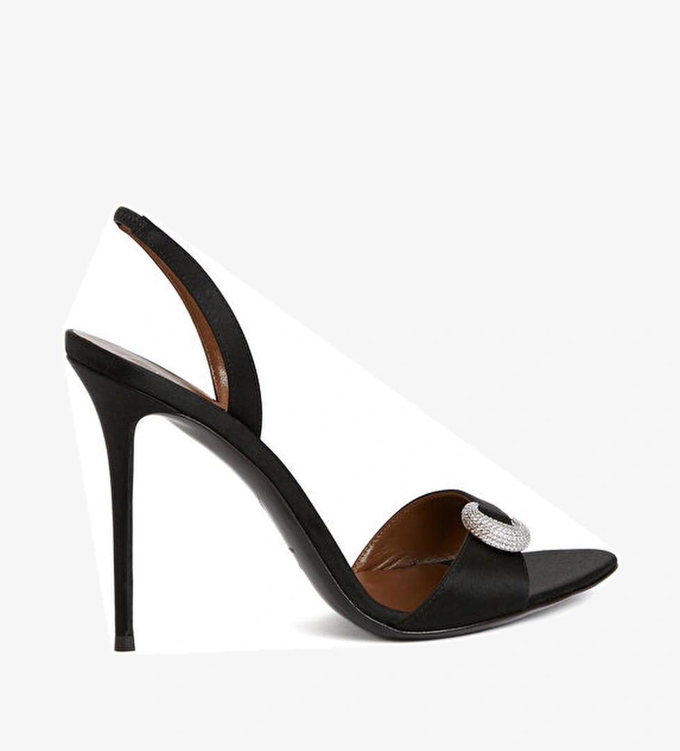 Giuseppe Zanotti Siyah Kadın Sandalet model görseli