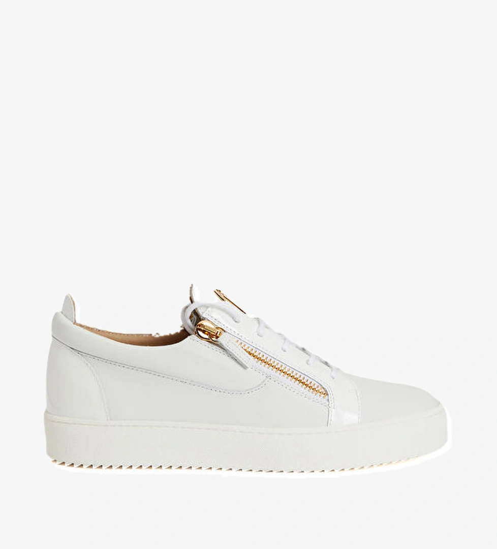 Giuseppe Zanotti Beyaz Erkek Deri Sneaker model görseli
