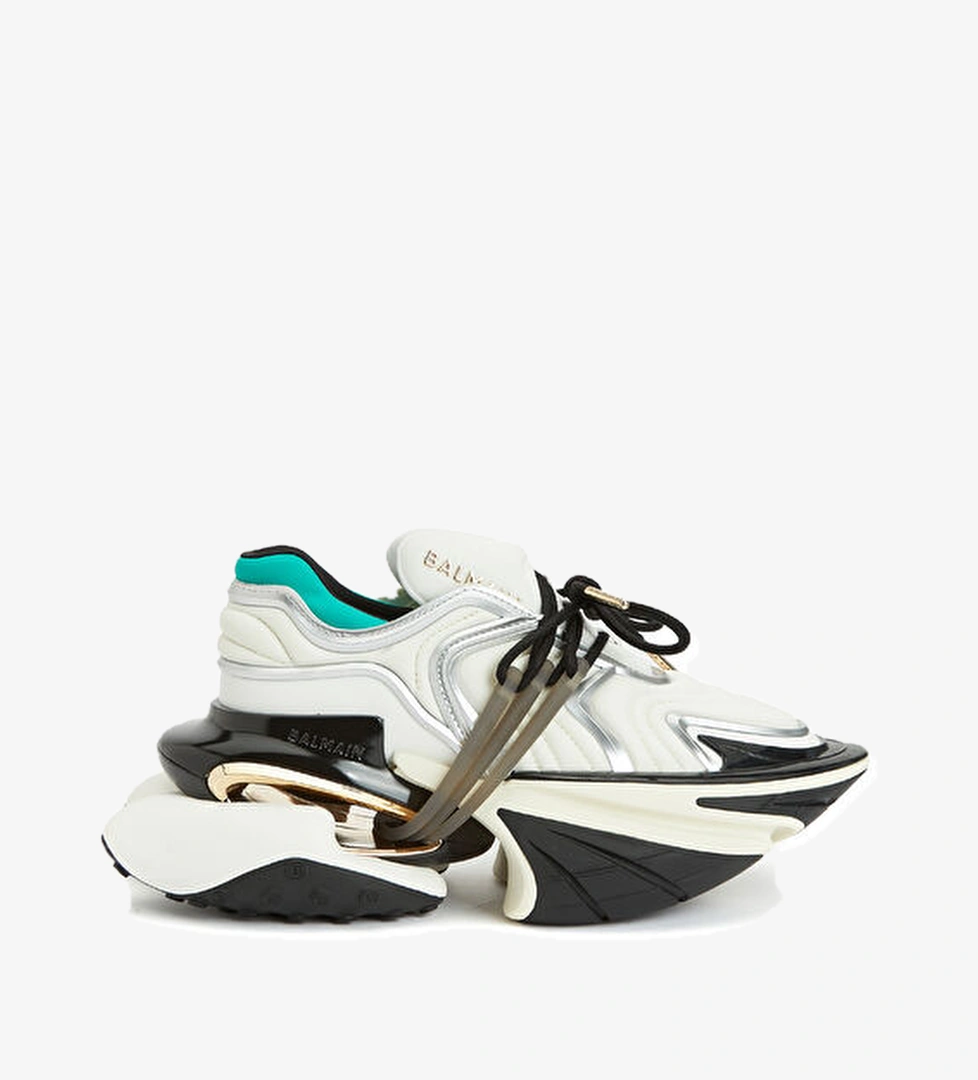 Unicorn Wave Neoprene Beyaz Yeşil Erkek Sneaker - Görsel 1