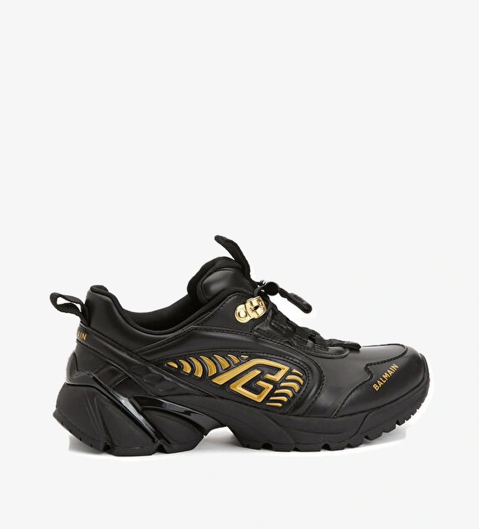 Balmain Cosmic Dust Siyah Gold Kadın Sneaker model görseli