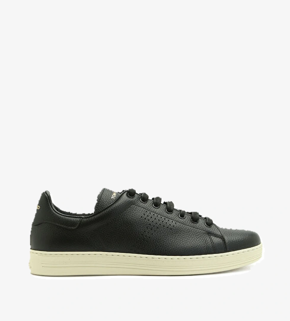Tom Ford Warwick Siyah Erkek Deri Sneaker model görseli