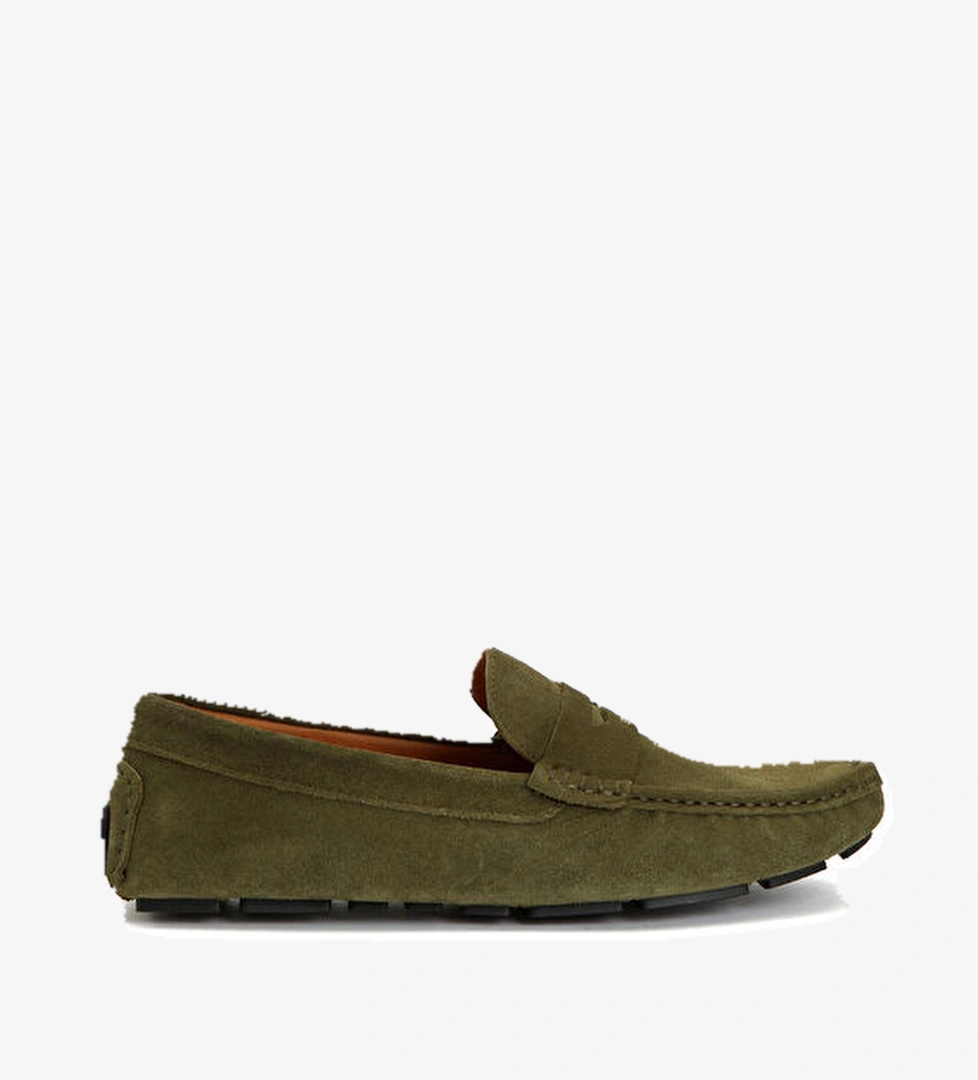 Beymen Club Haki Erkek Süet Loafer model görseli