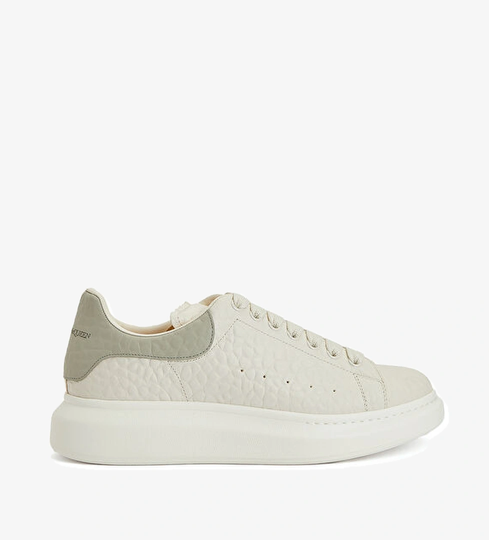 Mcqueen Oversized Beyaz Erkek Deri Sneaker model görseli