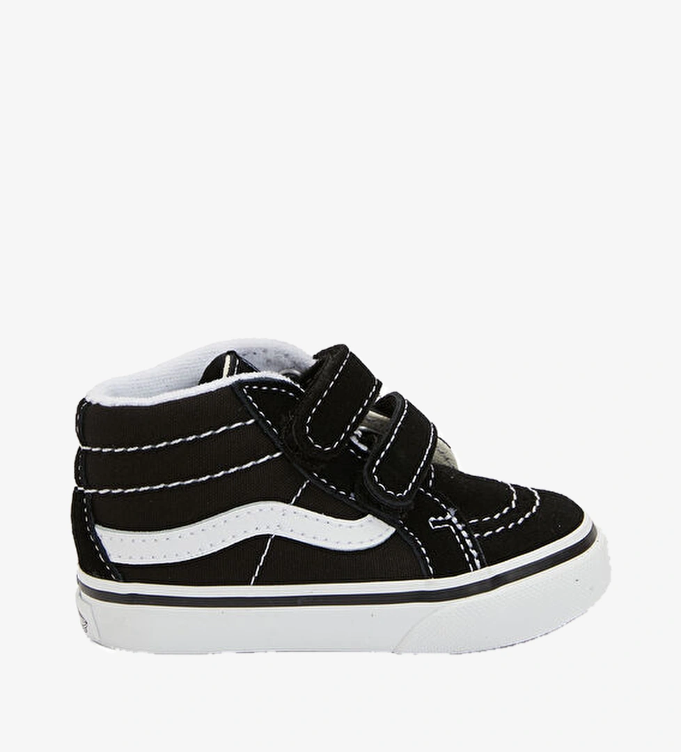 Vans TD SK8-Mid Reissue V Siyah Çocuk Deri Sneaker model görseli