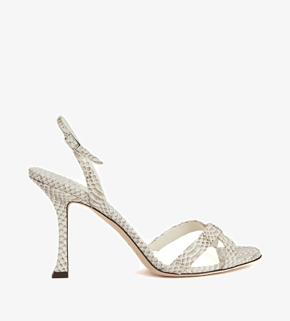 Elsy Ekru Kadın Deri Sandalet - Görsel 1