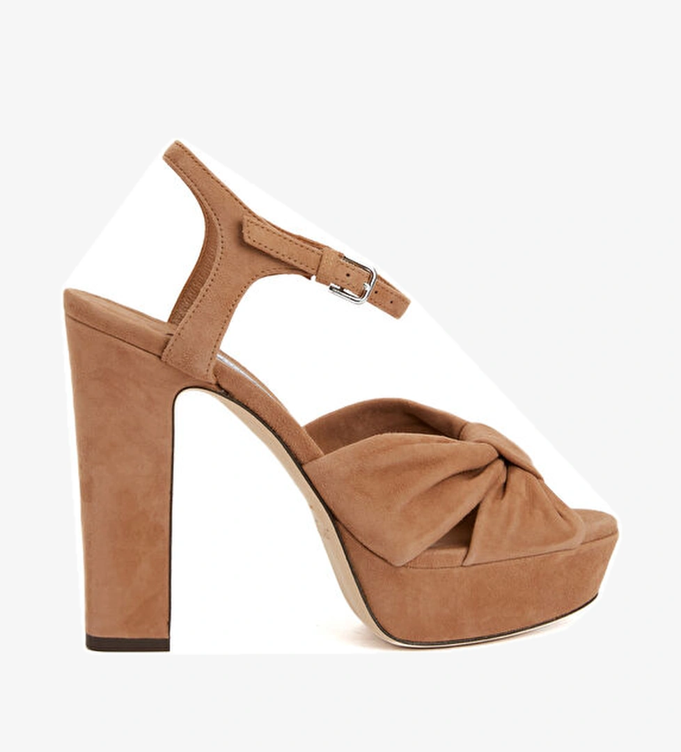 Jimmy Choo Heloise Taba Kadın Süet Sandalet model görseli