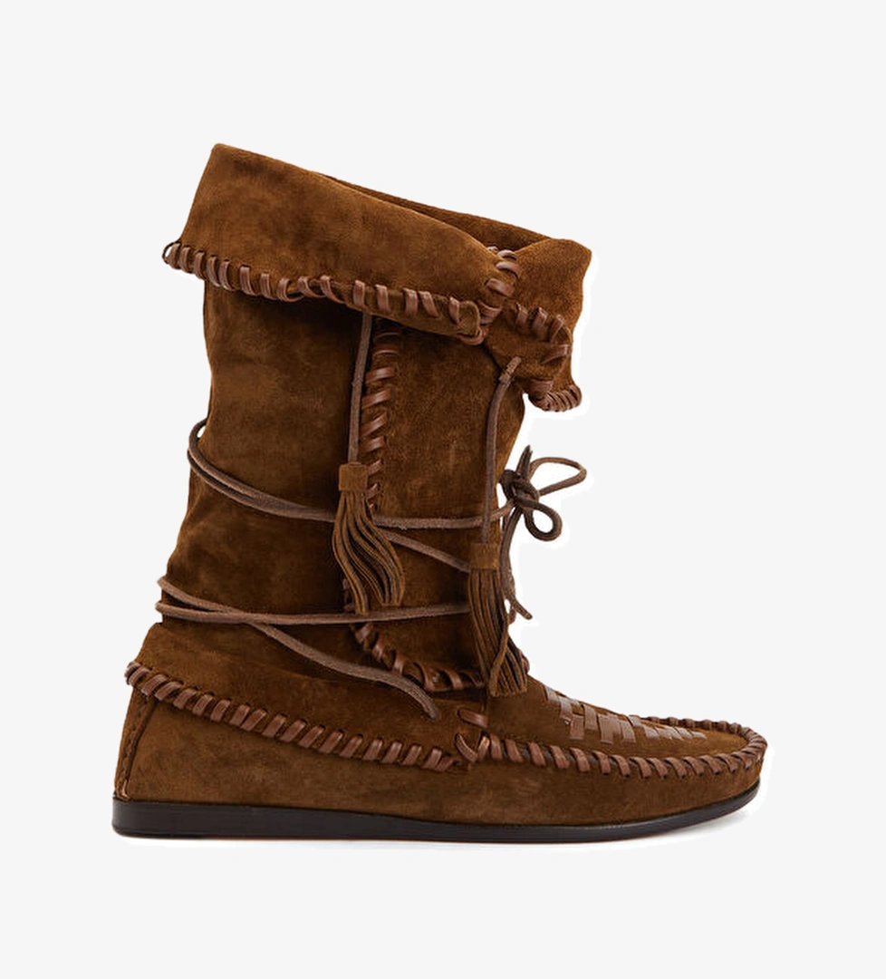 Isabel Marant Winki Kadın Süet Bot model görseli