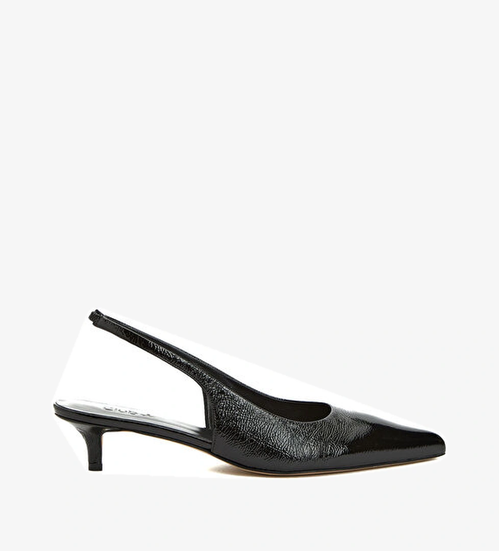 Beymen Club Siyah Deri Topuklu Ayakkabı model görseli