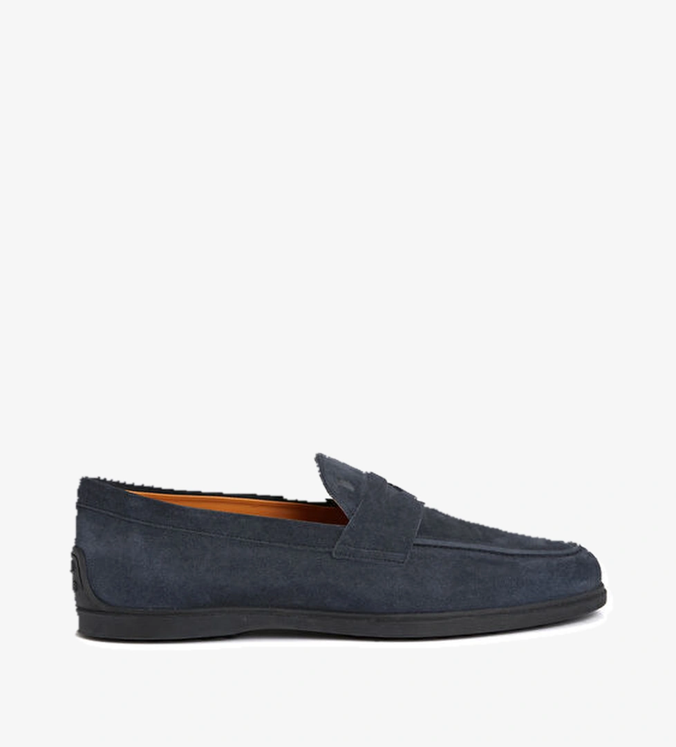 Tod's Lacivert Erkek Süet Loafer model görseli