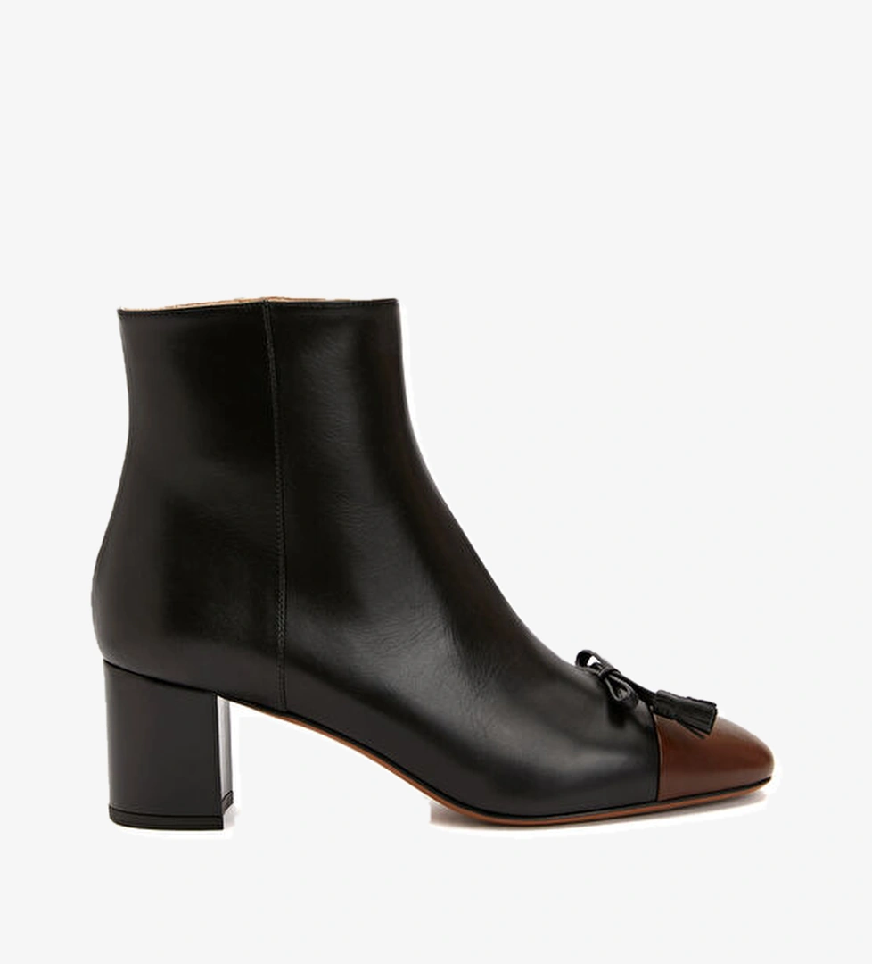 Siyah Kadın Deri Bot - Görsel 1