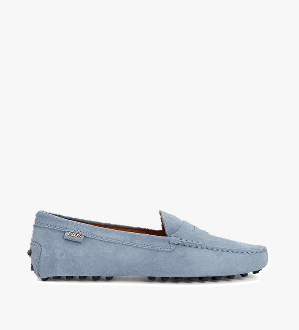 Tod's Mavi Kadın Süet Loafer model görseli