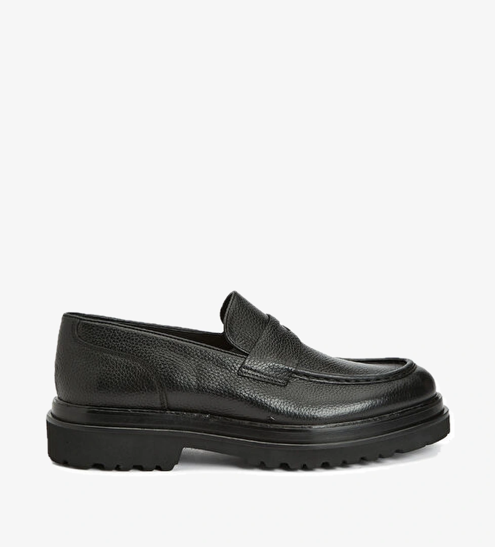 Beymen Collection Siyah Erkek Deri Loafer model görseli
