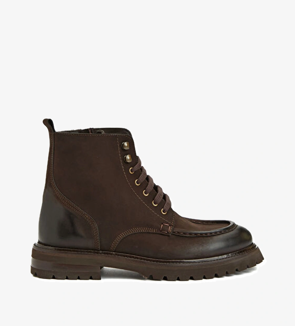 Beymen Collection Kahverengi Erkek Deri Bot model görseli