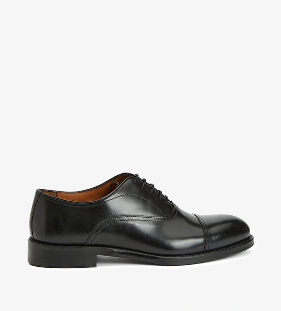 Beymen Collection Siyah Erkek Deri Ayakkabı model görseli