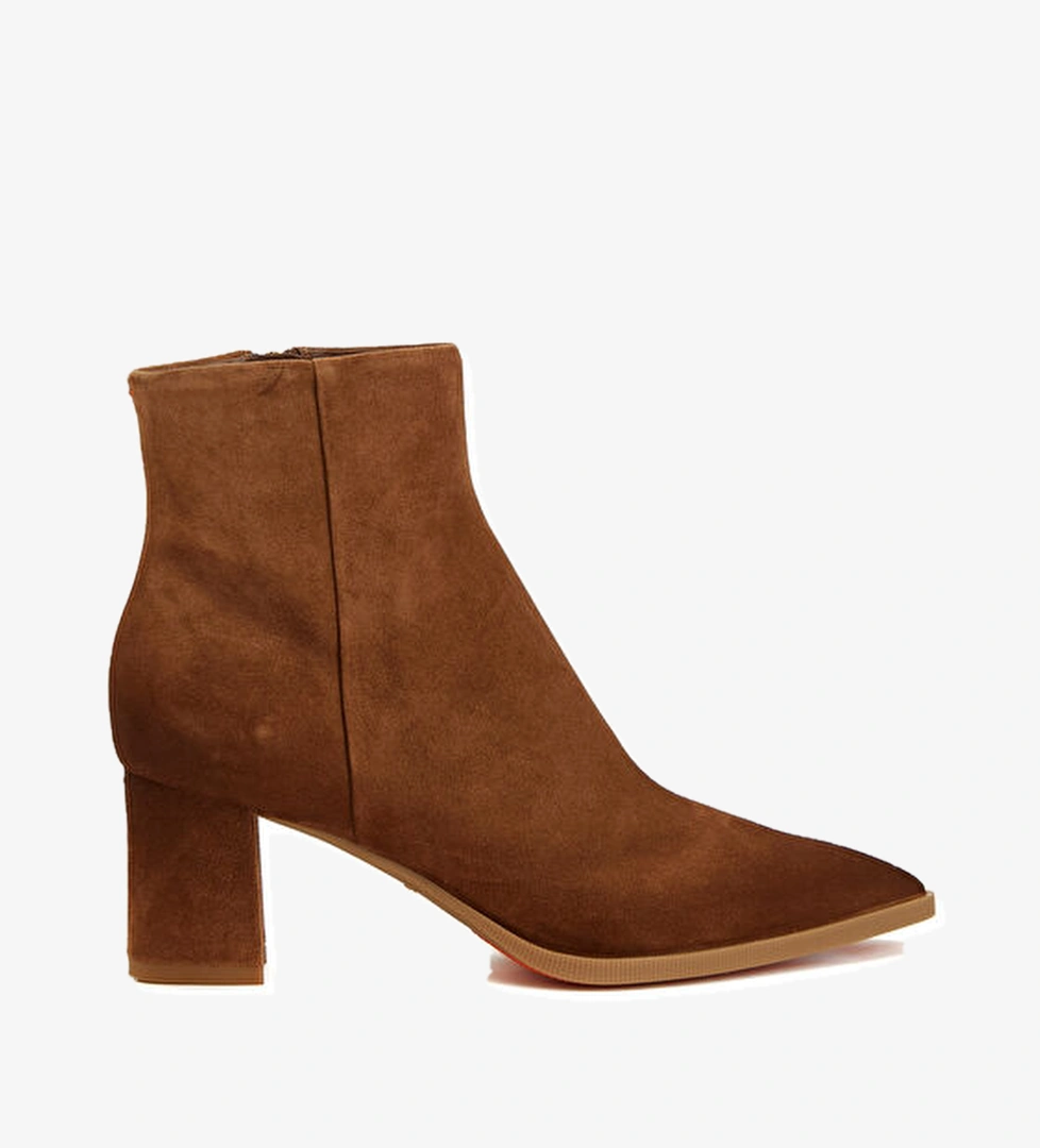 Santoni Kahverengi Kadın Süet Bot model görseli