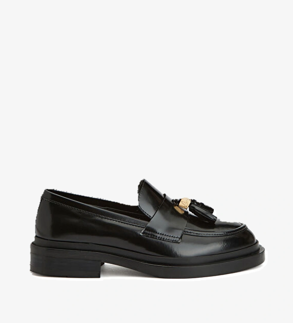 Beymen Club Siyah Kadın Deri Loafer model görseli