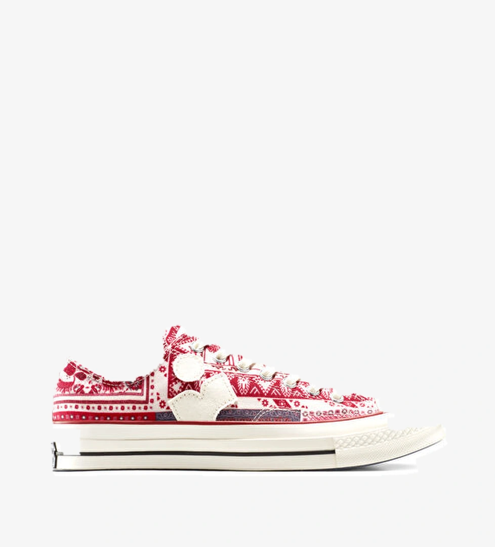X Isabel Marant Chuck 70 Krem Erkek Kanvas Sneaker - Görsel 1