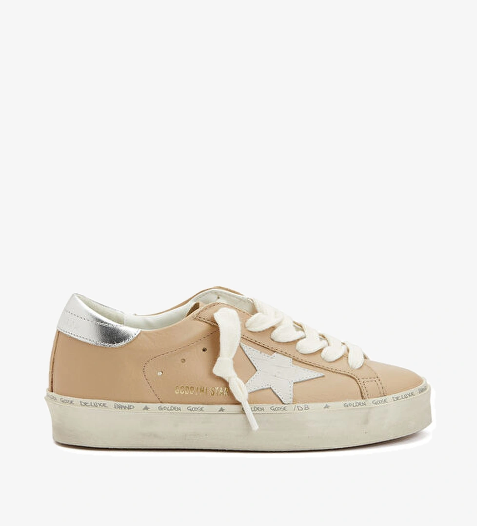 Golden Goose Hi Star Somon Kadın Deri Sneaker model görseli