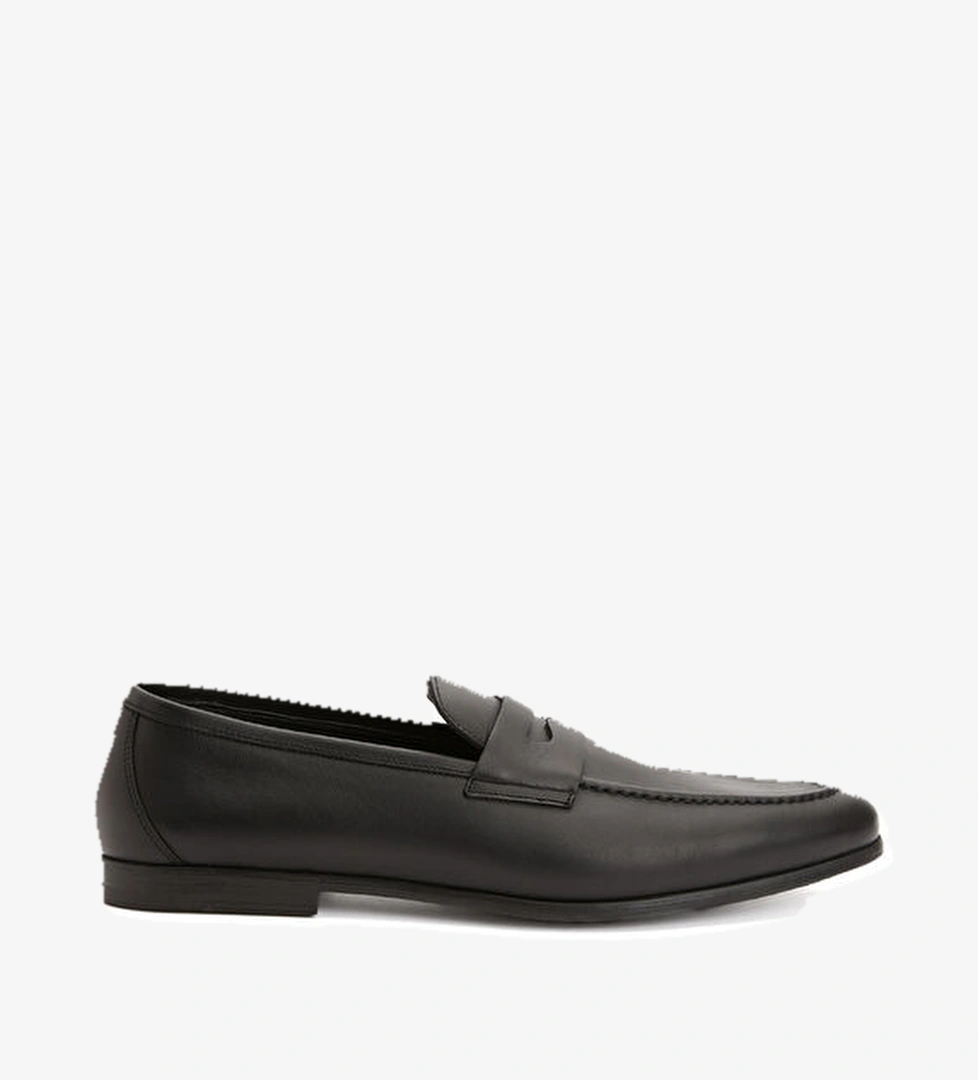 Canali Siyah Erkek Deri Loafer model görseli
