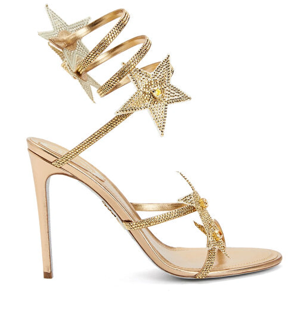 Rene Caovilla Cleo Gold Kadın Sandalet model görseli