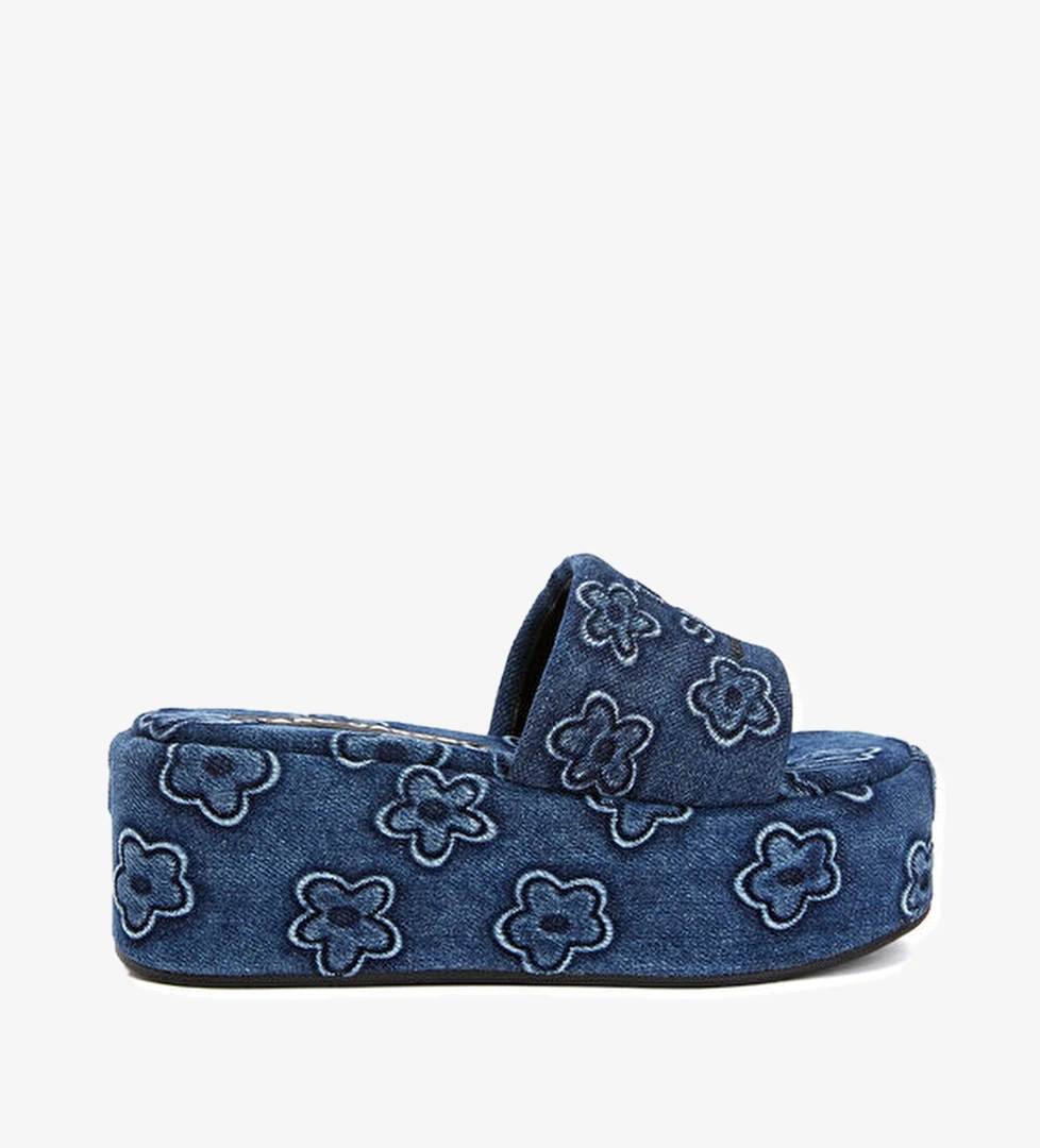 Mavi Kadın Denim Terlik - Görsel 1