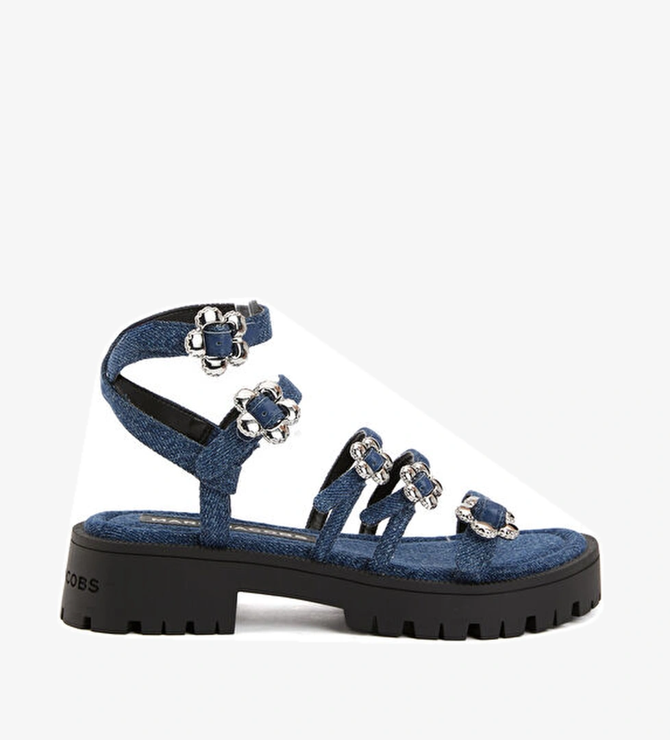 Marc Jacobs Mavi Kadın Denim Sandalet model görseli