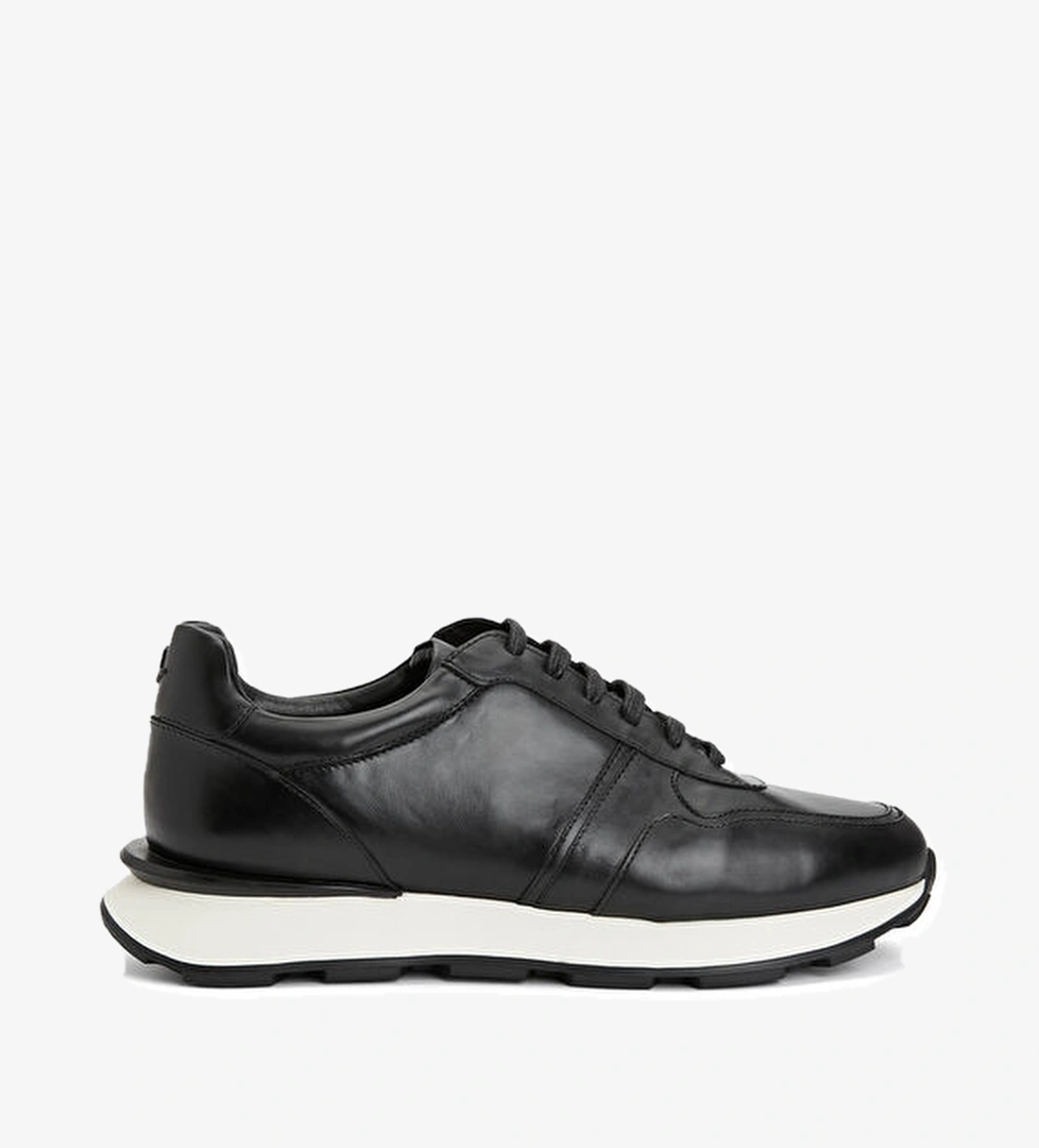 Beymen Club Siyah Erkek Deri Sneaker model görseli
