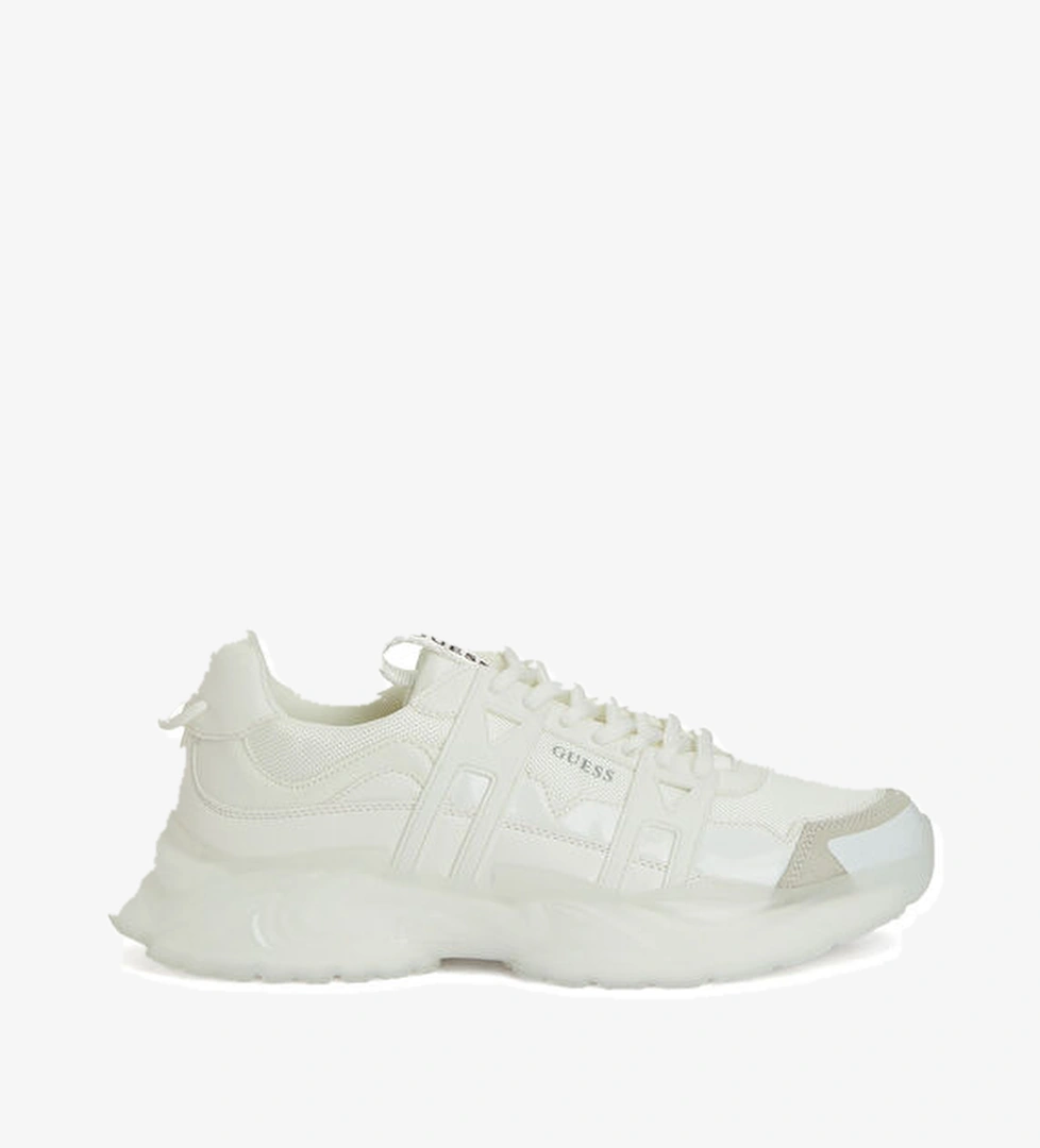 Bellu Beyaz Erkek Sneaker - Görsel 1