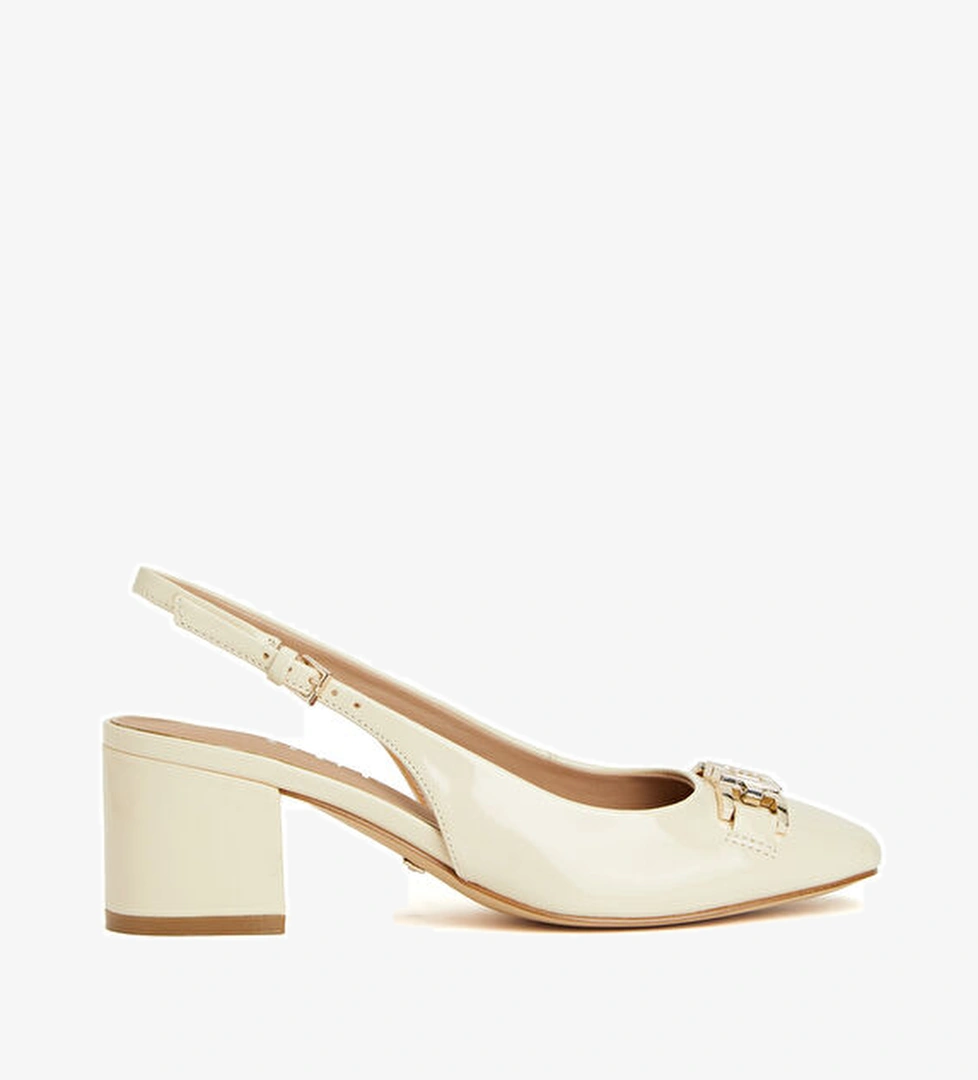 Guess Calide Krem Topuklu Ayakkabı model görseli