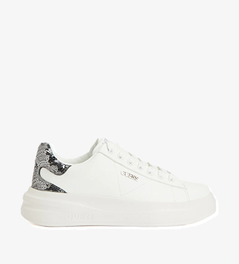 Beyaz Silver Kadın Deri Sneaker - Görsel 1