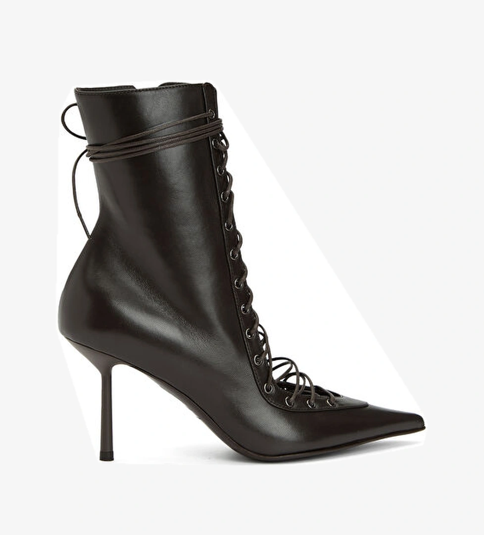 Le Silla Colette Koyu Kahverengi Kadın Deri Bot model görseli