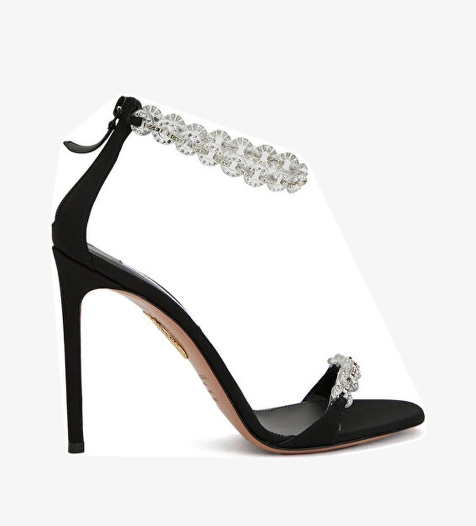 Aquazzura Bijoux Siyah Kadın Deri Sandalet model görseli