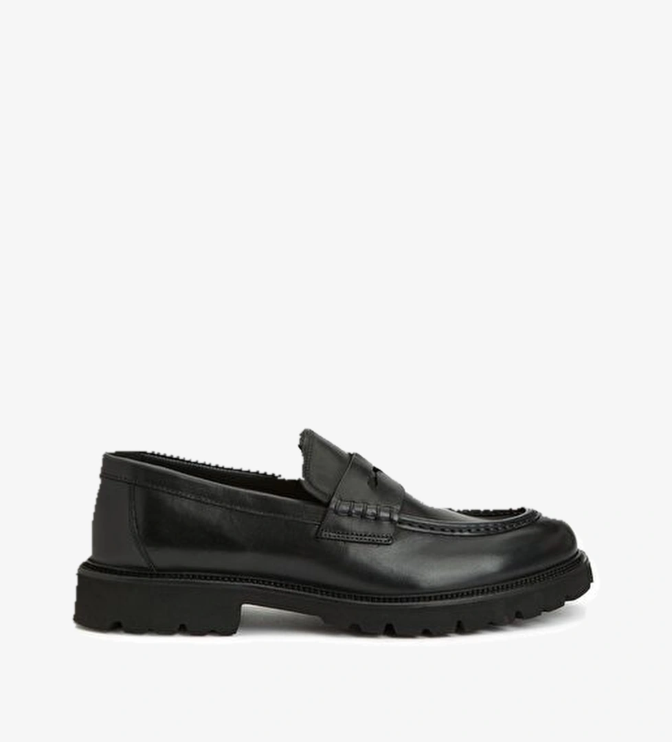 Beymen Club Siyah Erkek Deri Loafer model görseli