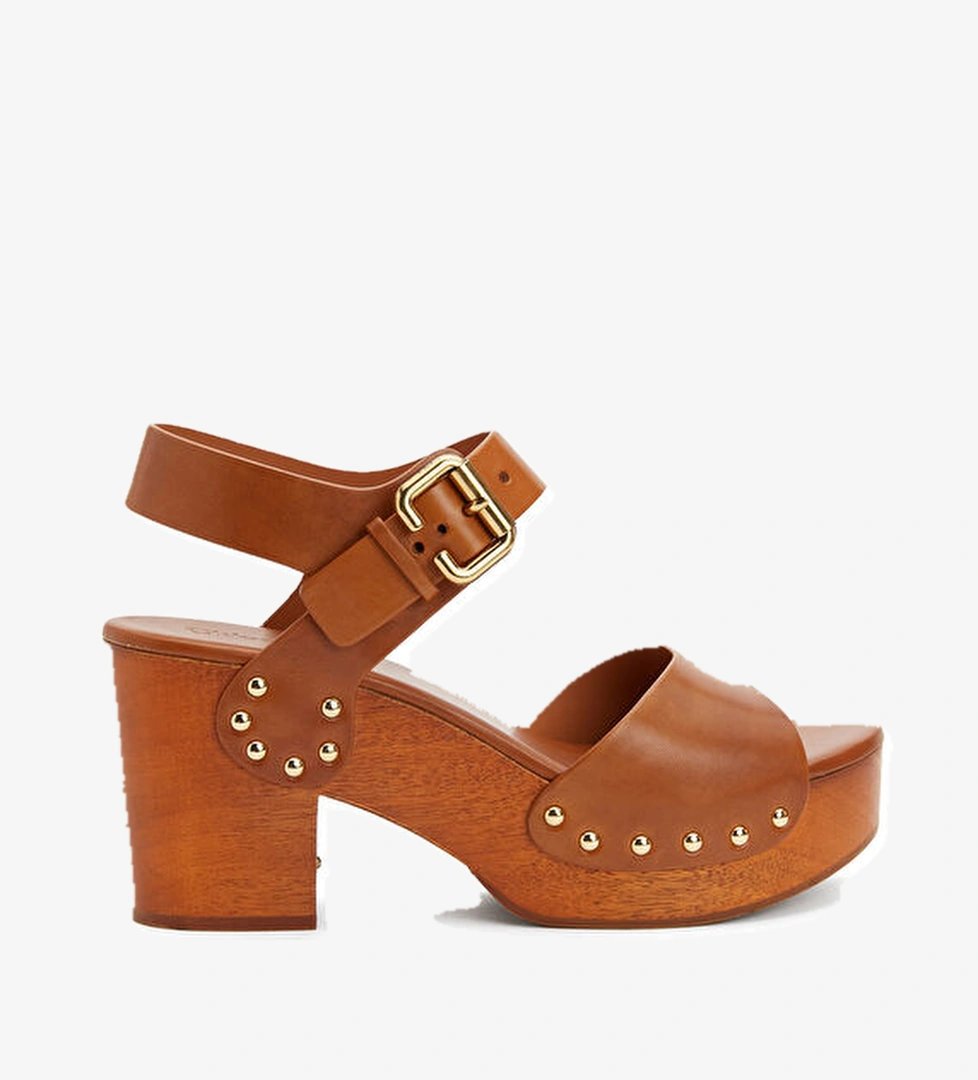 Chloe Jeannette Taba Kadın Deri Sandalet model görseli