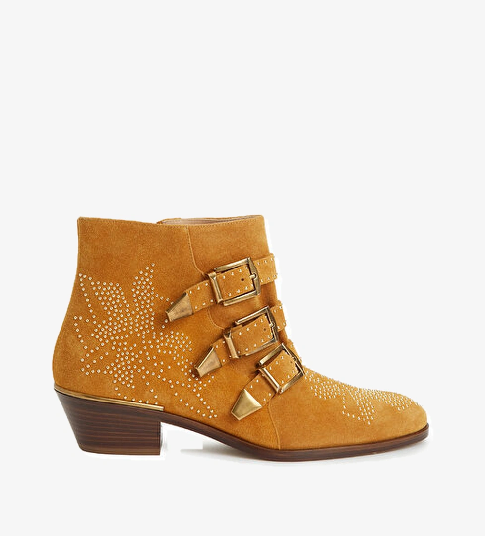 Chloe Susanna Açık Kahverengi Kadın Süet Bot model görseli