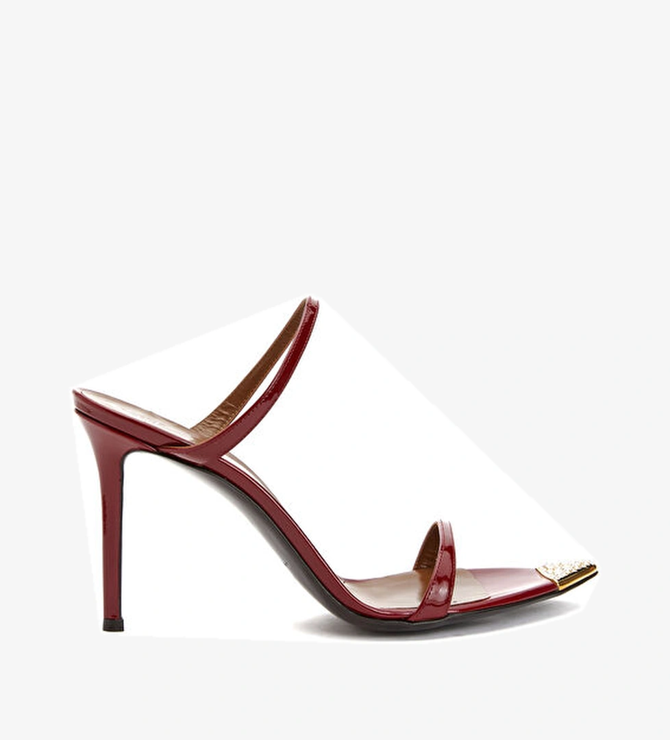 Giuseppe Zanotti Kırmızı Kadın Deri Terlik model görseli
