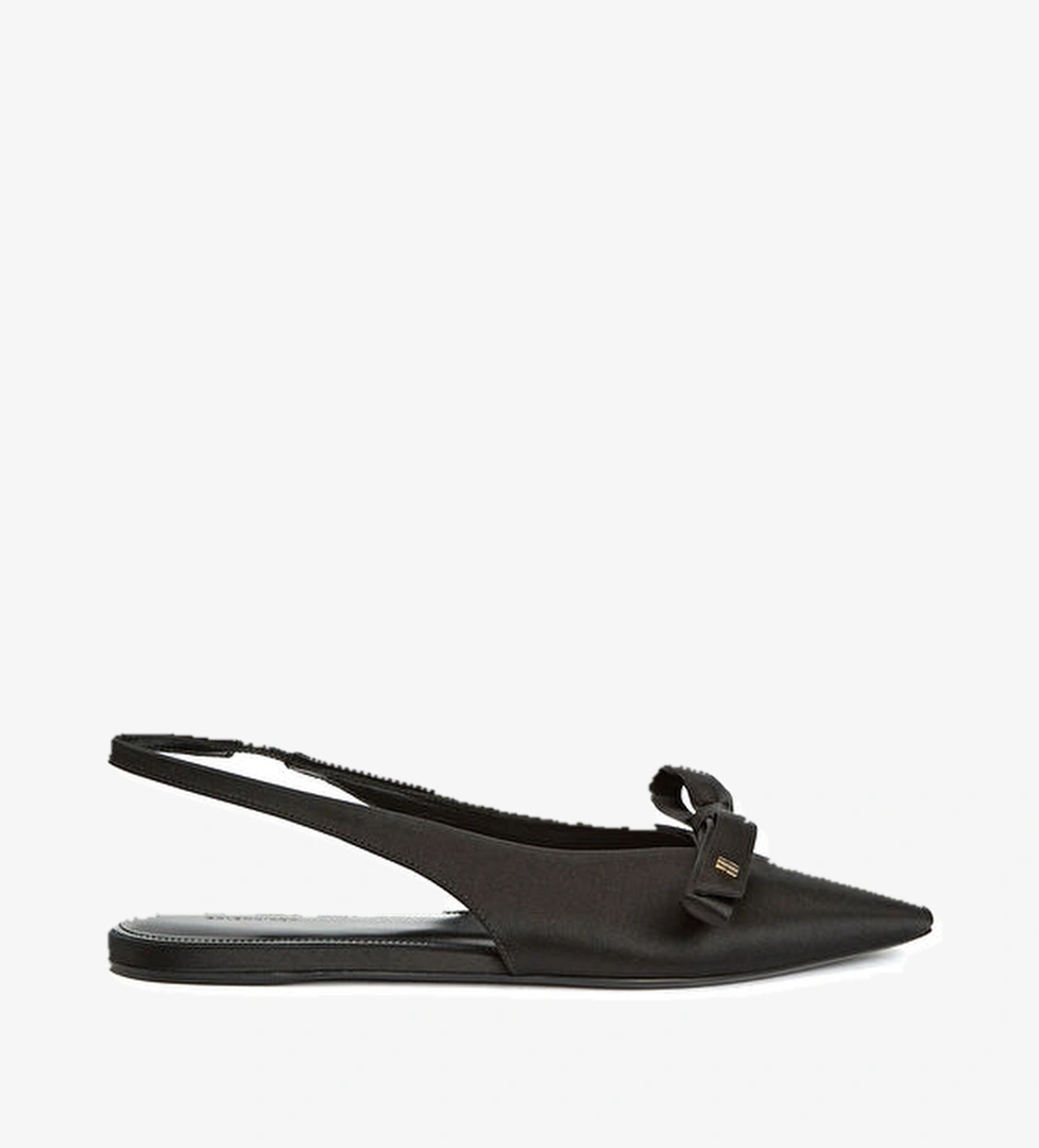 Balenciaga Siyah Saten Babet model görseli