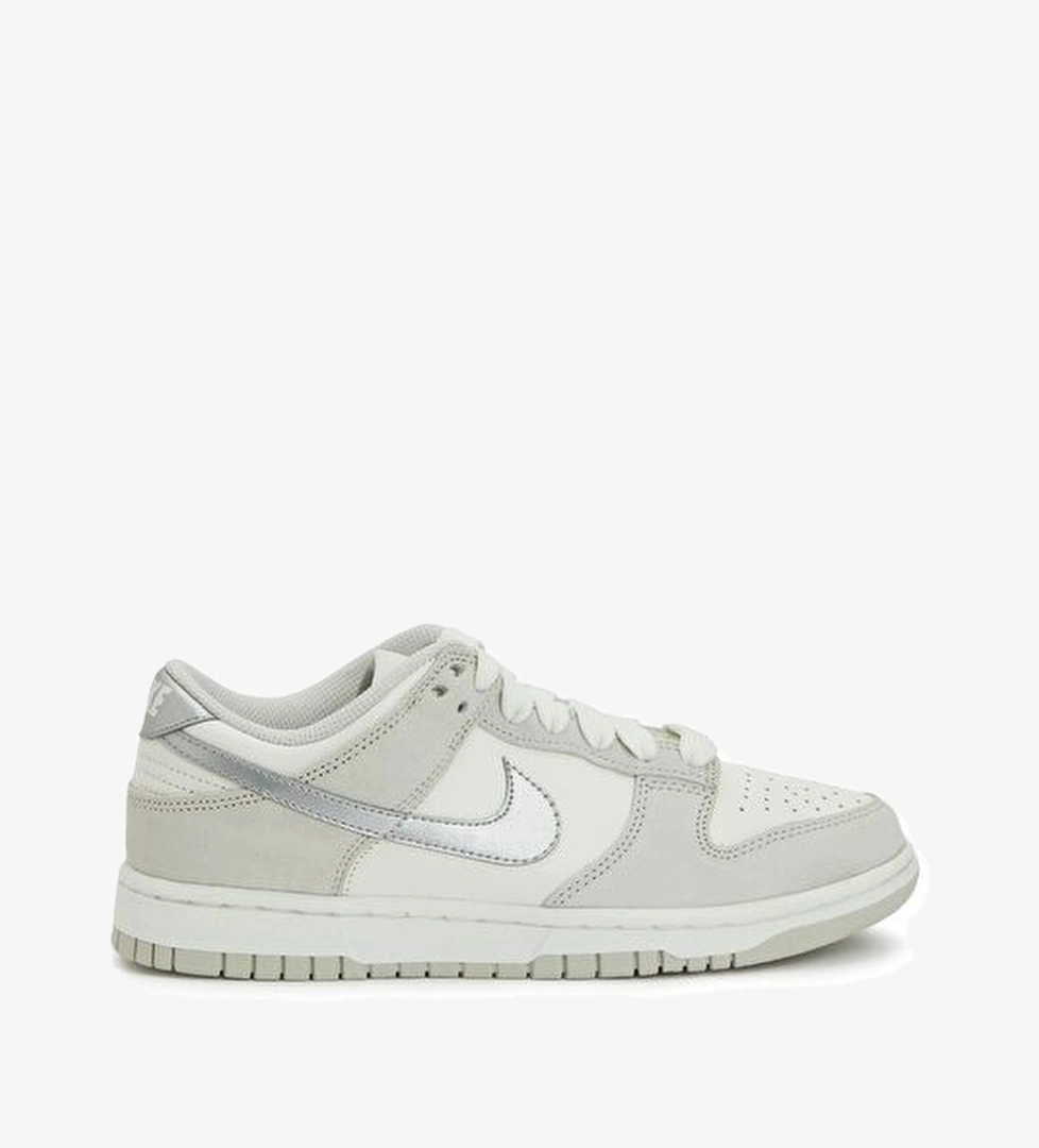 Dunk Low Beyaz Kadın Deri Sneaker - Görsel 1