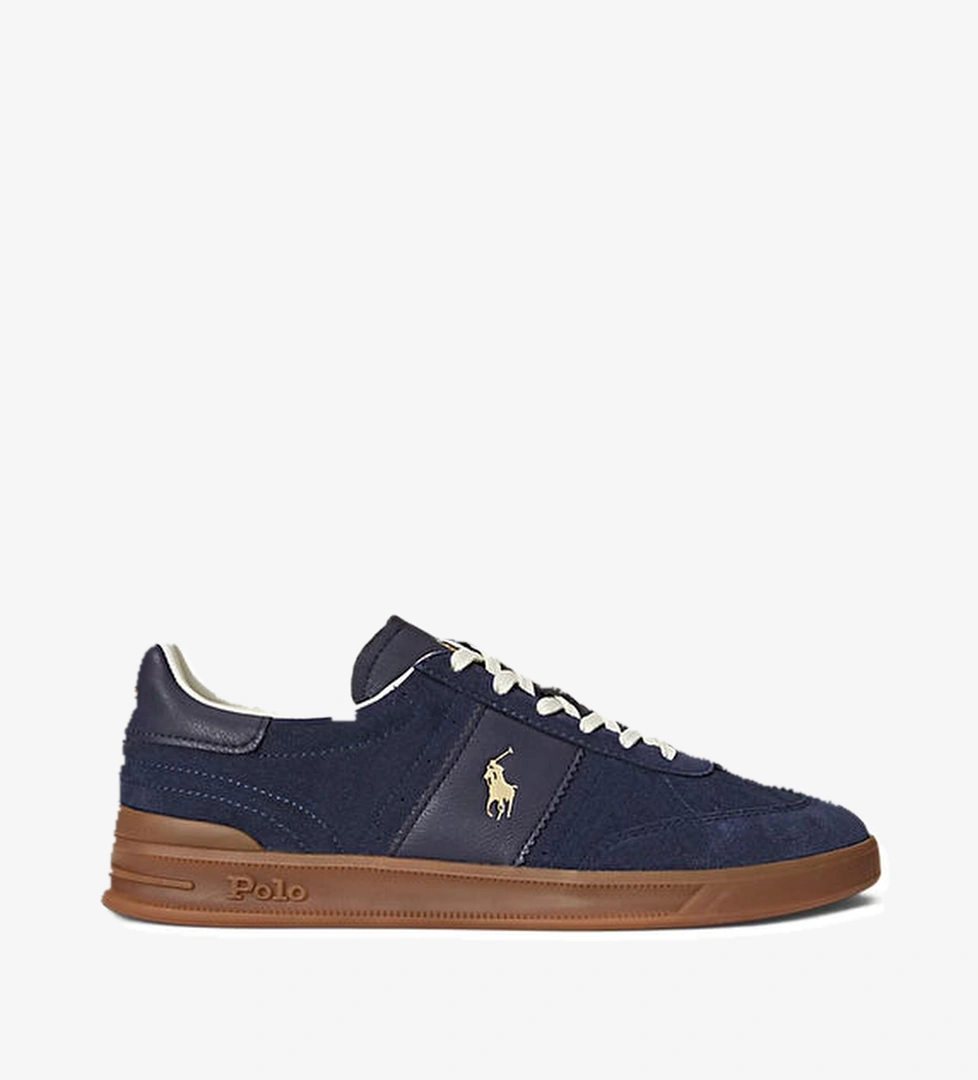 Polo Ralph Lauren Mavi Erkek Süet Sneaker model görseli