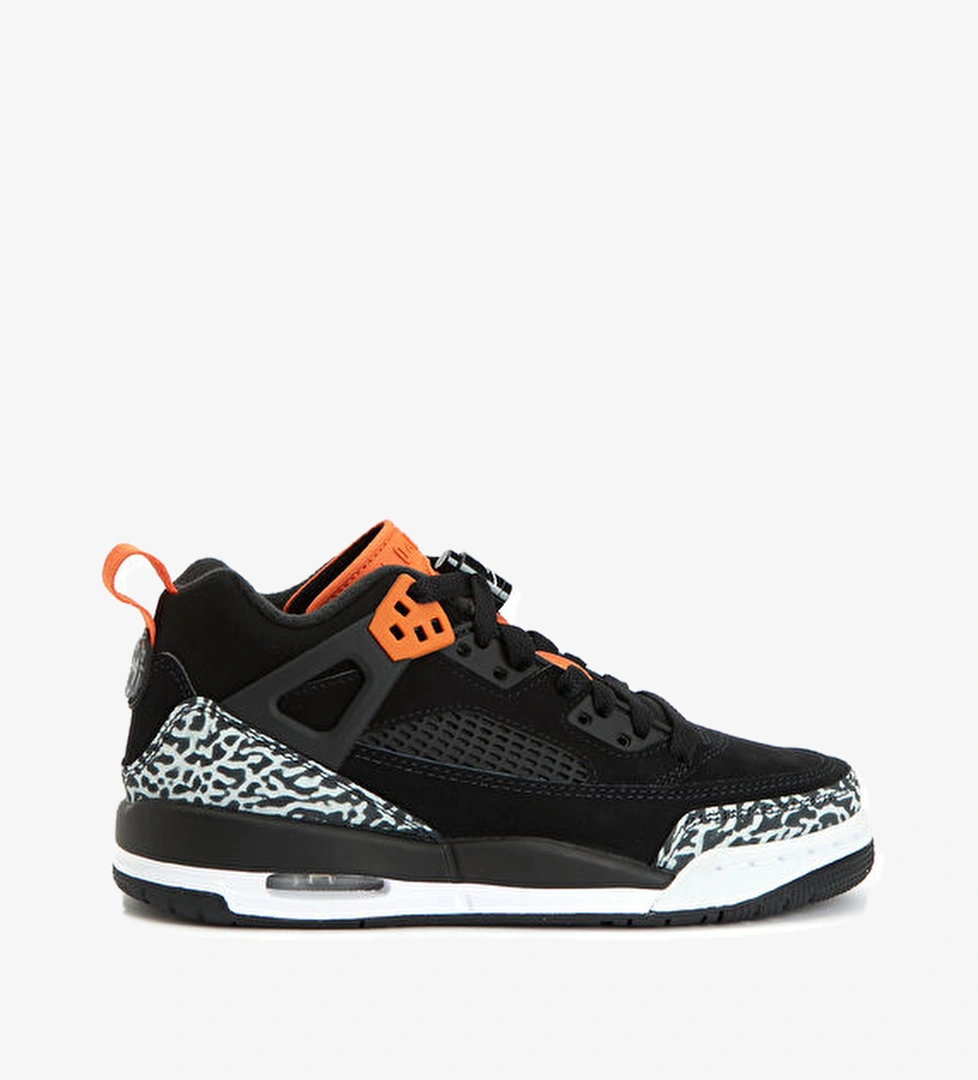 Nike Jordan Spizike Low Siyah Gri Çocuk Deri Sneaker model görseli