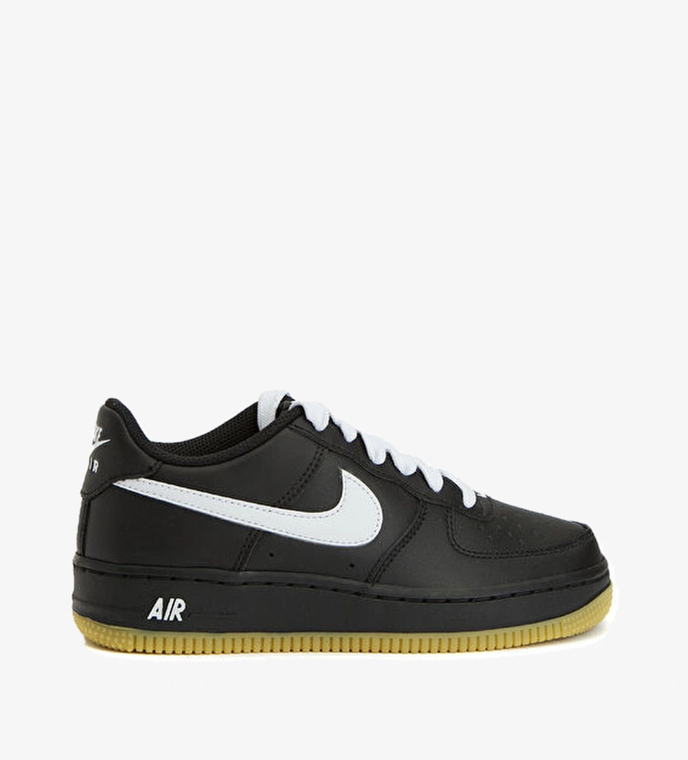 Nike Air Force 1 LV8 3 Siyah Çocuk Deri Sneaker model görseli